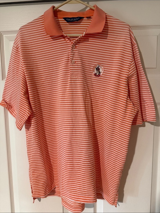 Polo Golf Other - Coral Polo Golf Pinehurst No. 2 Polo with Embroidered Chest Logo - Men's